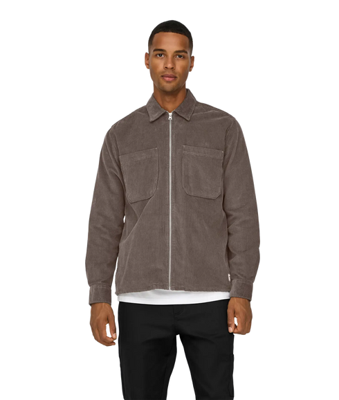 Alp 14W Rlx 2Pkt Washd Cord Zip Noos - Falcon