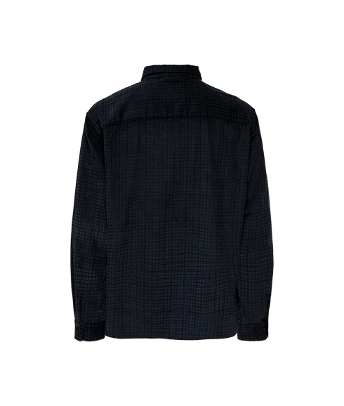 Waleed Corduroy Overshirt 0345 Vd - Jet Black