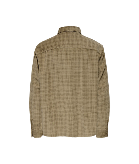 Waleed Corduroy Overshirt 0345 - Chinchilla