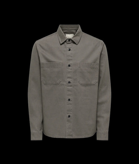 Times 0348 Reg Overshirt - Falcon