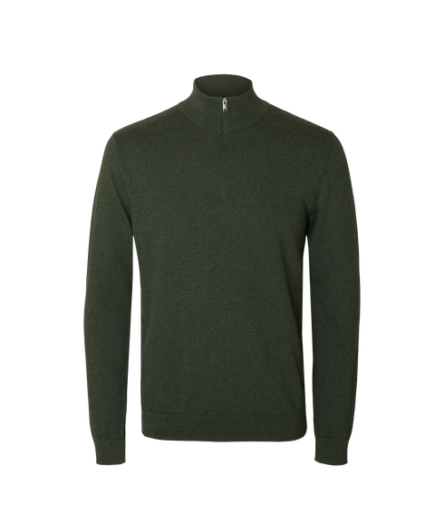 Berg Ls Half Zip - Forest Night Twist