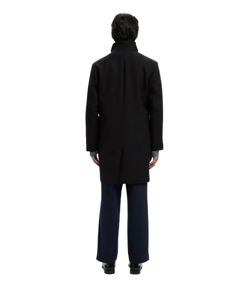 Rainar Wool Blend Coat - Black