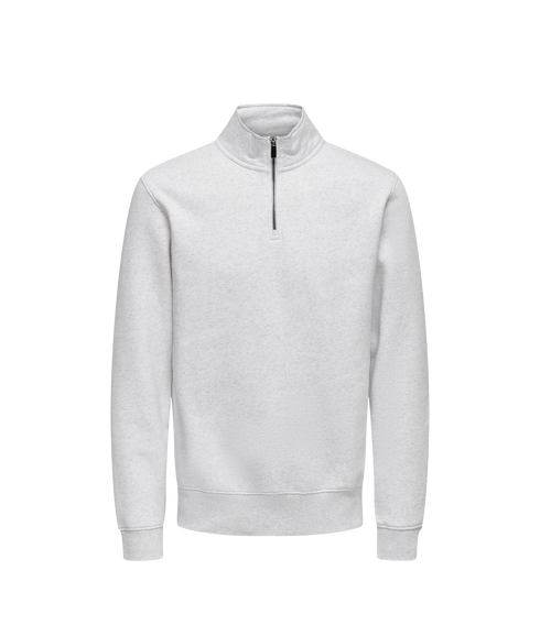 Ceres Half Zip Sweat - Grey
