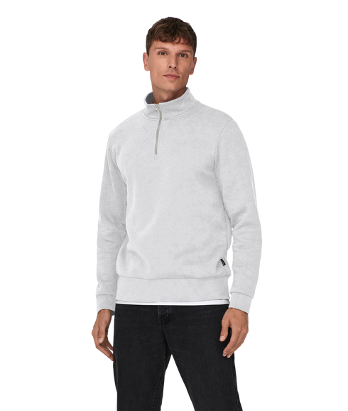 Ceres Half Zip Sweat - Grey