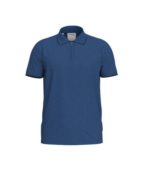 Fave Sport Zip Ss Polo Noos - Set Sail Sky Captain