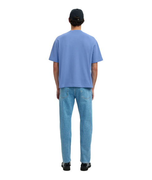 Looseoscar Ss O-Neck Tee Noos - Blue Bonnet