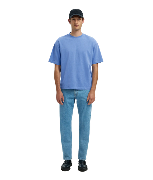 Looseoscar Ss O-Neck Tee Noos - Blue Bonnet