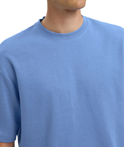 Looseoscar Ss O-Neck Tee Noos - Blue Bonnet