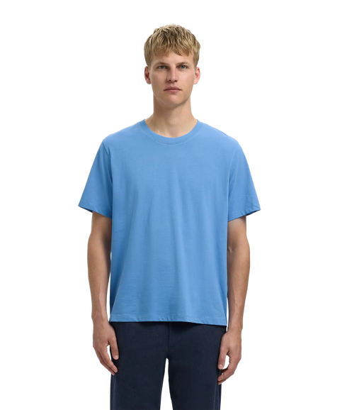 Aspen Ss O-Neck Tee Noos - Blue Bonnet