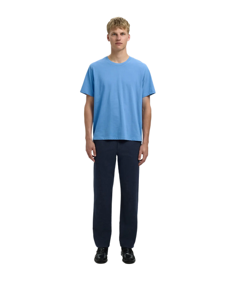 Aspen Ss O-Neck Tee Noos - Blue Bonnet
