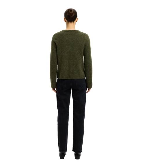 Lulu New LS Knit Cardigan - Green