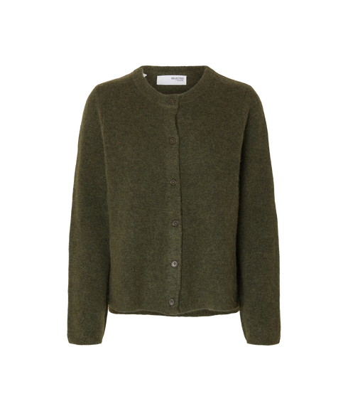 Lulu New LS Knit Cardigan - Green