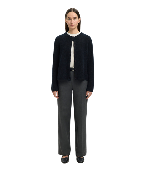 Lulu New LS Knit Cardigan - Blue