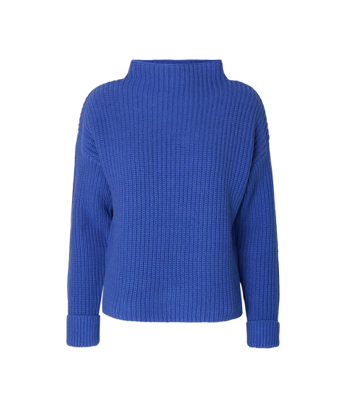 Selma Sus Ls Knit Pullover - Dazzling Blue