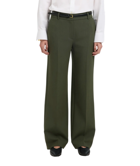 Rita Mw Wide Pant Mel - Deep Depths Melange