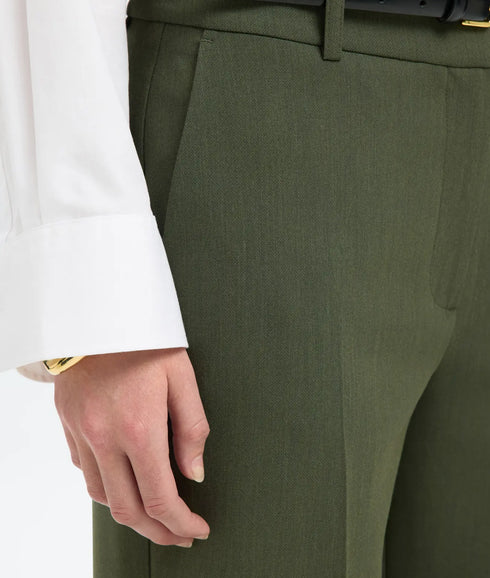 Rita Mw Wide Pant Mel - Deep Depths Melange