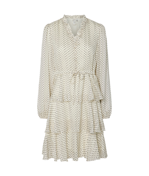Cruella Ls Dress - White