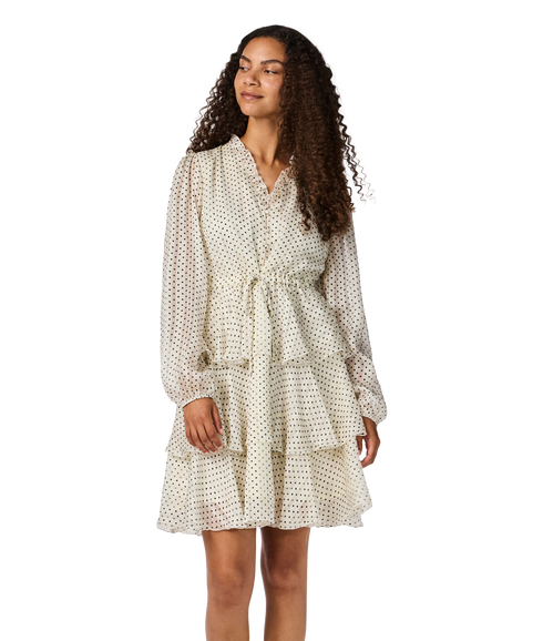 Cruella Ls Dress - White