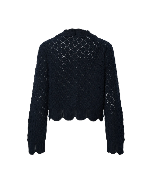 Sava Ls Knit Cardigan S. - Navy Blazer