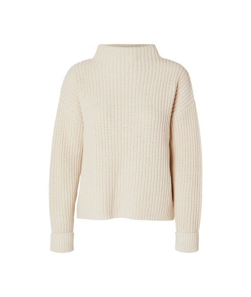 Selma Sus Ls Knit Pullover - Birch