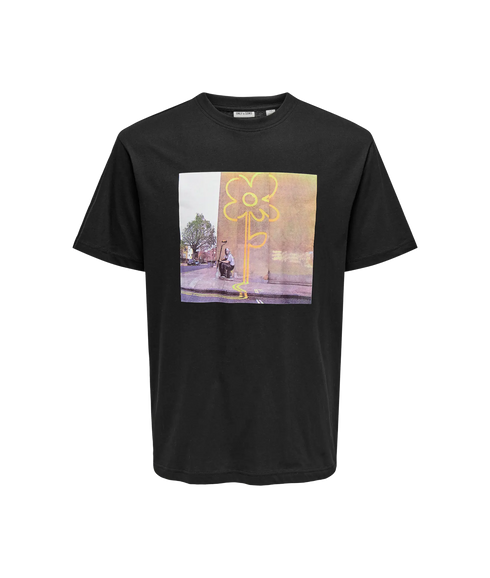 Banksy Ss Rlx Tee - Black Road