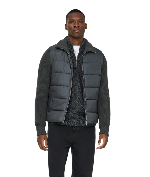 Mane Life Mixed Jacket Otw - Grey