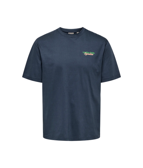 Fred Life Pies Rlx Ss Tee Vd Cbo - Blue Nights