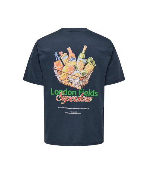 Fred Life Pies Rlx Ss Tee Vd Cbo - Blue Nights
