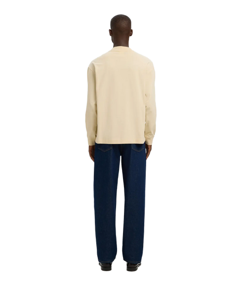 Relaxpoul Ls Mock Neck Tee - Angora