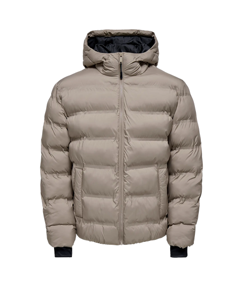 Union Seamles Life Hood Puffer Jacket - Castor Gray