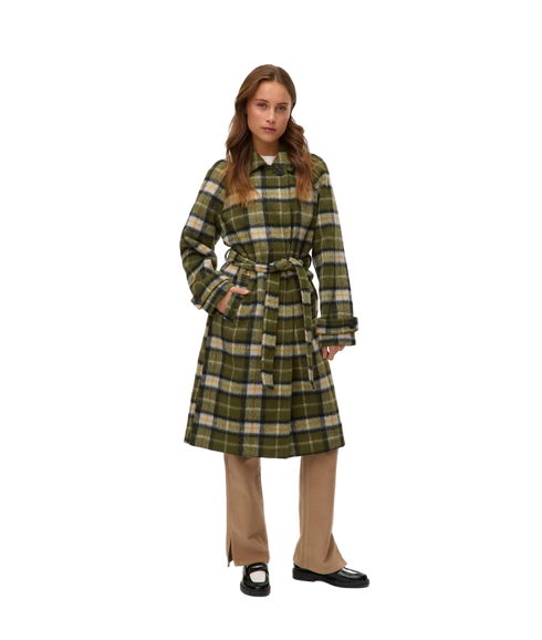Pucci Long Coat - Grape Leaf