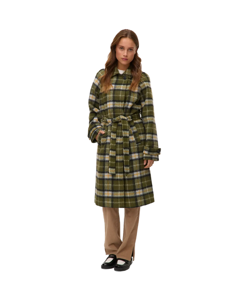 Pucci Long Coat - Grape Leaf
