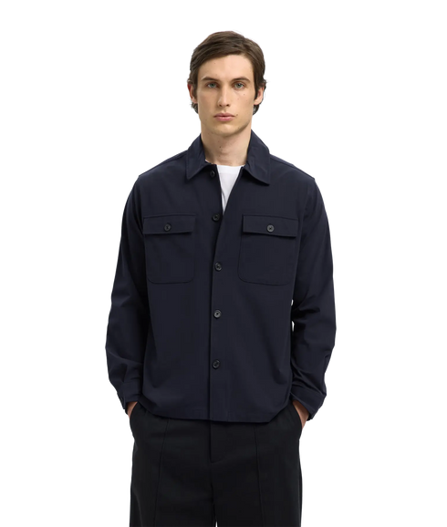 Reg Lorent Bi-Stretch Overshirt Noos - Dark Sapphire