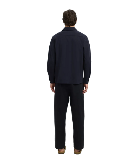 Reg Lorent Bi-Stretch Overshirt Noos - Dark Sapphire