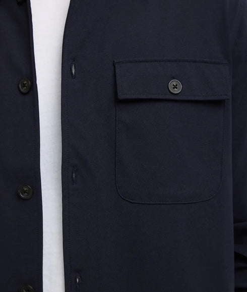 Reg Lorent Bi-Stretch Overshirt Noos - Dark Sapphire