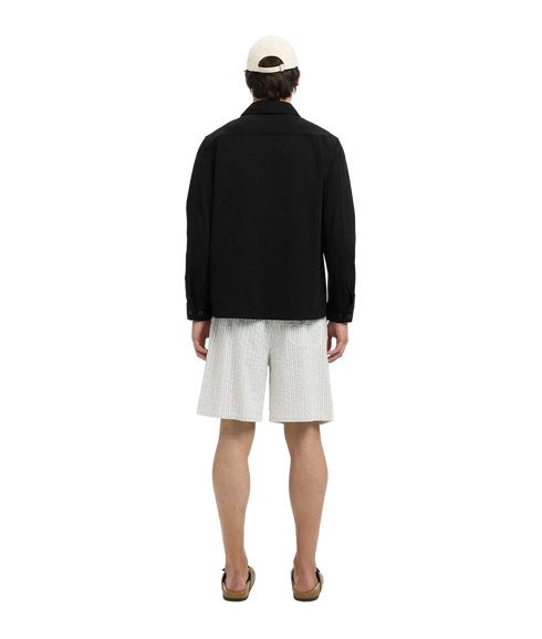 Reg Lorent Bi-Stretch Overshirt Noos - Black