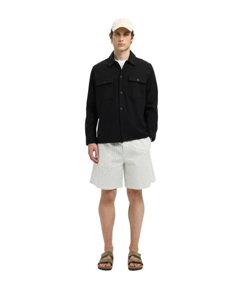 Reg Lorent Bi-Stretch Overshirt Noos - Black