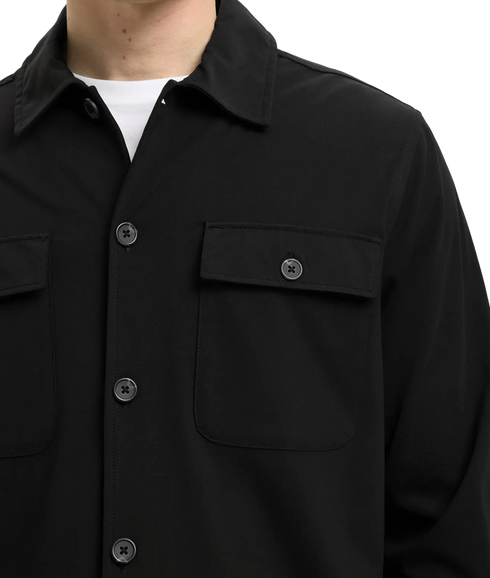 Reg Lorent Bi-Stretch Overshirt Noos - Black