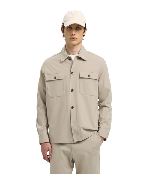 Reg Lorent Bi-Stretch Overshirt Noos - Pure Cashmere