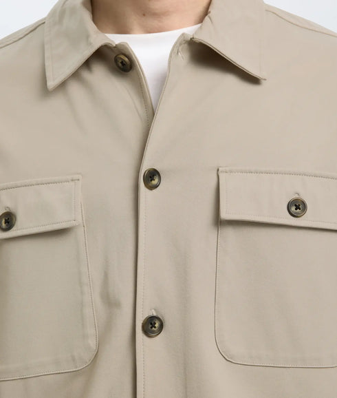 Reg Lorent Bi-Stretch Overshirt Noos - Pure Cashmere