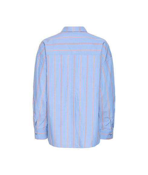 Sadia Stripe Shirt - Blue Yonder