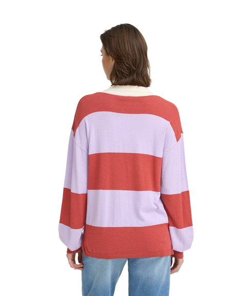 Boston LS Pullover - Purple Rose