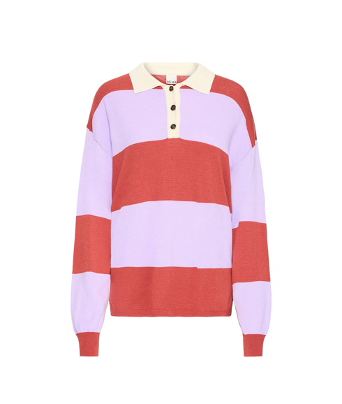 Boston LS Pullover - Purple Rose