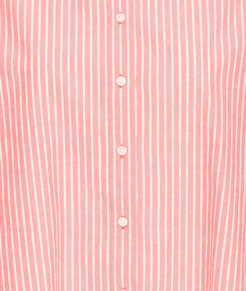 Giley Ls Shirt - Birch/Pink Stripe