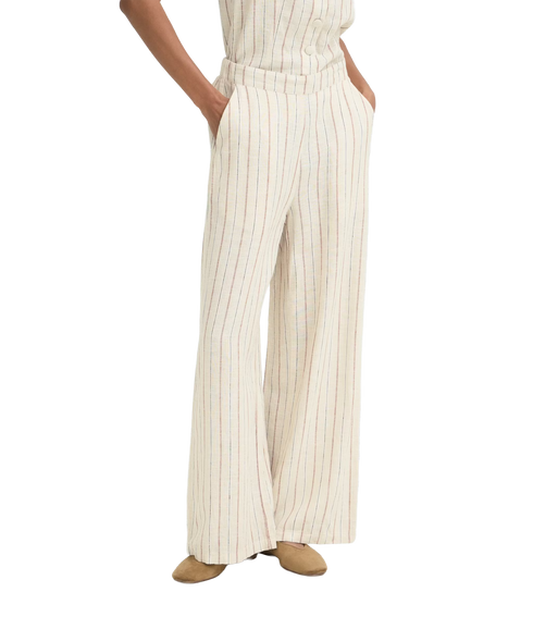 Linno Trousers - Brown Stripe