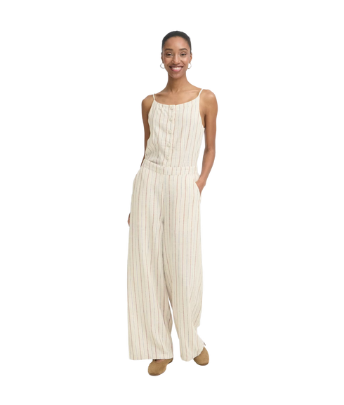 Linno Trousers - Brown Stripe