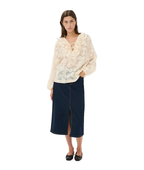 Zaira Blouse - Whisper White