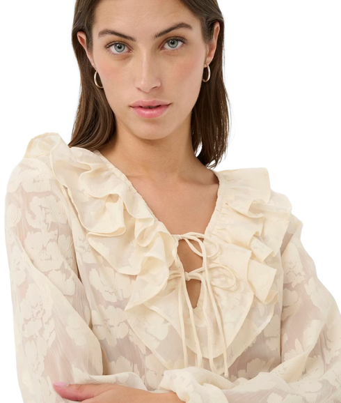 Zaira Blouse - Whisper White