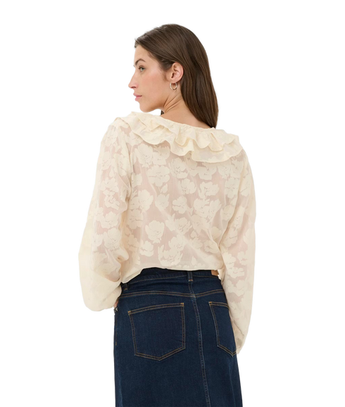 Zaira Blouse - Whisper White