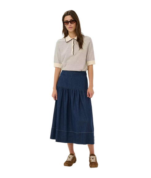 Nellia Skirts - Dark Blue Denim